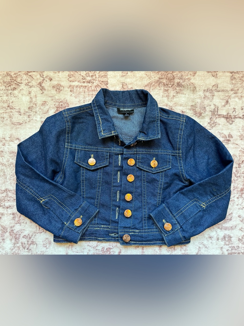 Size 4T Girls Picapino Denim Jacket
